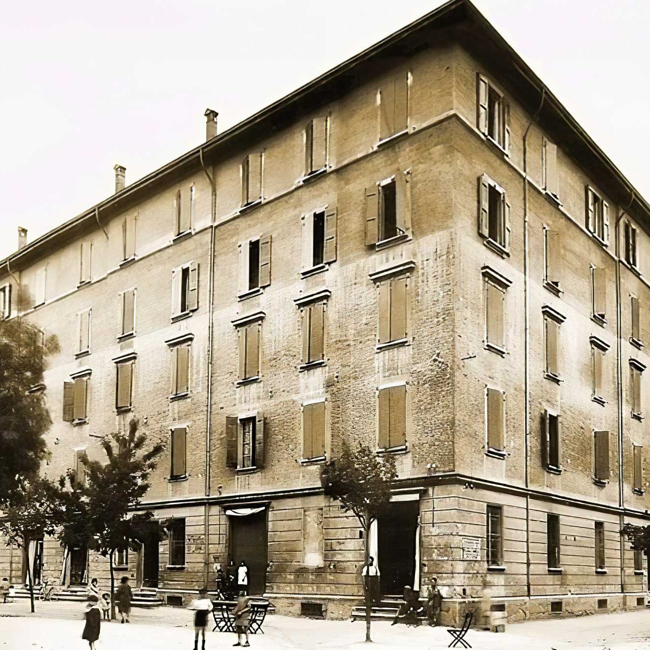 social housing - progetto bolognina, esterni